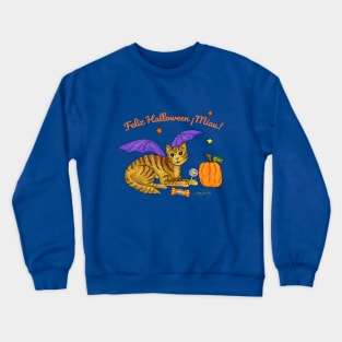 Feliz Halloween Gatito Miau! Crewneck Sweatshirt